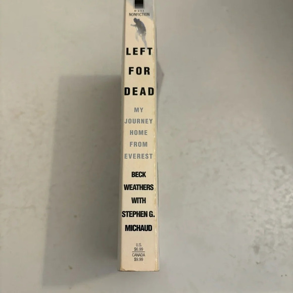 💥5/$25 Left for Dead  by Beck Weathers Journey home from Everest softcover book - Picture 3 of 7
